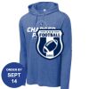 Carroll - PosiCharge ® Tri Blend Wicking Long Sleeve Hoodie Thumbnail