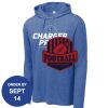 Carroll - PosiCharge ® Tri Blend Wicking Long Sleeve Hoodie Thumbnail