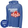 Carroll - PosiCharge ® Tri Blend Wicking Long Sleeve Hoodie Thumbnail