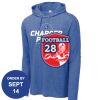 Carroll - PosiCharge ® Tri Blend Wicking Long Sleeve Hoodie Thumbnail