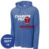 Carroll - PosiCharge ® Tri Blend Wicking Long Sleeve Hoodie Thumbnail