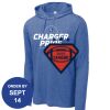 Carroll - PosiCharge ® Tri Blend Wicking Long Sleeve Hoodie Thumbnail