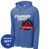 Carroll - PosiCharge ® Tri Blend Wicking Long Sleeve Hoodie Thumbnail