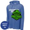 Carroll - PosiCharge ® Tri Blend Wicking Long Sleeve Hoodie Thumbnail