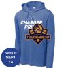 Carroll - PosiCharge ® Tri Blend Wicking Long Sleeve Hoodie Thumbnail