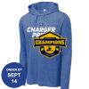 Carroll - PosiCharge ® Tri Blend Wicking Long Sleeve Hoodie Thumbnail