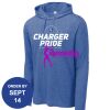 Carroll - PosiCharge ® Tri Blend Wicking Long Sleeve Hoodie Thumbnail