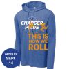Carroll - PosiCharge ® Tri Blend Wicking Long Sleeve Hoodie Thumbnail