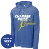 Carroll - PosiCharge ® Tri Blend Wicking Long Sleeve Hoodie Thumbnail