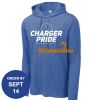 Carroll - PosiCharge ® Tri Blend Wicking Long Sleeve Hoodie Thumbnail