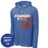 Carroll - PosiCharge ® Tri Blend Wicking Long Sleeve Hoodie Thumbnail