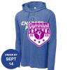 Carroll - PosiCharge ® Tri Blend Wicking Long Sleeve Hoodie Thumbnail