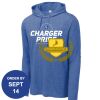 Carroll - PosiCharge ® Tri Blend Wicking Long Sleeve Hoodie Thumbnail