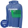 Carroll - PosiCharge ® Tri Blend Wicking Long Sleeve Hoodie Thumbnail