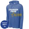 Carroll - PosiCharge ® Tri Blend Wicking Long Sleeve Hoodie Thumbnail