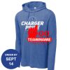 Carroll - PosiCharge ® Tri Blend Wicking Long Sleeve Hoodie Thumbnail