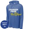 Carroll - PosiCharge ® Tri Blend Wicking Long Sleeve Hoodie Thumbnail