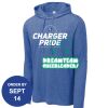 Carroll - PosiCharge ® Tri Blend Wicking Long Sleeve Hoodie Thumbnail