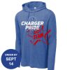 Carroll - PosiCharge ® Tri Blend Wicking Long Sleeve Hoodie Thumbnail