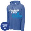 Carroll - PosiCharge ® Tri Blend Wicking Long Sleeve Hoodie Thumbnail