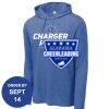 Carroll - PosiCharge ® Tri Blend Wicking Long Sleeve Hoodie Thumbnail
