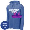 Carroll - PosiCharge ® Tri Blend Wicking Long Sleeve Hoodie Thumbnail