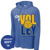 Carroll - PosiCharge ® Tri Blend Wicking Long Sleeve Hoodie Thumbnail