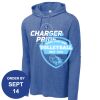 Carroll - PosiCharge ® Tri Blend Wicking Long Sleeve Hoodie Thumbnail