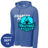 Carroll - PosiCharge ® Tri Blend Wicking Long Sleeve Hoodie Thumbnail