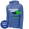 Carroll - PosiCharge ® Tri Blend Wicking Long Sleeve Hoodie Thumbnail