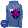 Carroll - PosiCharge ® Tri Blend Wicking Long Sleeve Hoodie Thumbnail