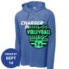 Carroll - PosiCharge ® Tri Blend Wicking Long Sleeve Hoodie Thumbnail