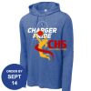 Carroll - PosiCharge ® Tri Blend Wicking Long Sleeve Hoodie Thumbnail