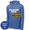 Carroll - PosiCharge ® Tri Blend Wicking Long Sleeve Hoodie Thumbnail