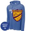 Carroll - PosiCharge ® Tri Blend Wicking Long Sleeve Hoodie Thumbnail