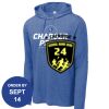 Carroll - PosiCharge ® Tri Blend Wicking Long Sleeve Hoodie Thumbnail