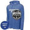 Carroll - PosiCharge ® Tri Blend Wicking Long Sleeve Hoodie Thumbnail