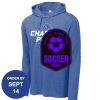 Carroll - PosiCharge ® Tri Blend Wicking Long Sleeve Hoodie Thumbnail