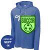Carroll - PosiCharge ® Tri Blend Wicking Long Sleeve Hoodie Thumbnail