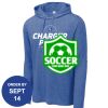 Carroll - PosiCharge ® Tri Blend Wicking Long Sleeve Hoodie Thumbnail