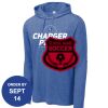 Carroll - PosiCharge ® Tri Blend Wicking Long Sleeve Hoodie Thumbnail