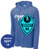 Carroll - PosiCharge ® Tri Blend Wicking Long Sleeve Hoodie Thumbnail