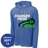 Carroll - PosiCharge ® Tri Blend Wicking Long Sleeve Hoodie Thumbnail