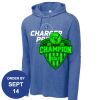 Carroll - PosiCharge ® Tri Blend Wicking Long Sleeve Hoodie Thumbnail