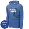Carroll - PosiCharge ® Tri Blend Wicking Long Sleeve Hoodie Thumbnail