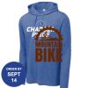 Carroll - PosiCharge ® Tri Blend Wicking Long Sleeve Hoodie Thumbnail