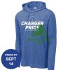 Carroll - PosiCharge ® Tri Blend Wicking Long Sleeve Hoodie Thumbnail