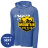 Carroll - PosiCharge ® Tri Blend Wicking Long Sleeve Hoodie Thumbnail