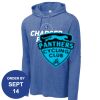 Carroll - PosiCharge ® Tri Blend Wicking Long Sleeve Hoodie Thumbnail