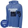 Carroll - PosiCharge ® Tri Blend Wicking Long Sleeve Hoodie Thumbnail